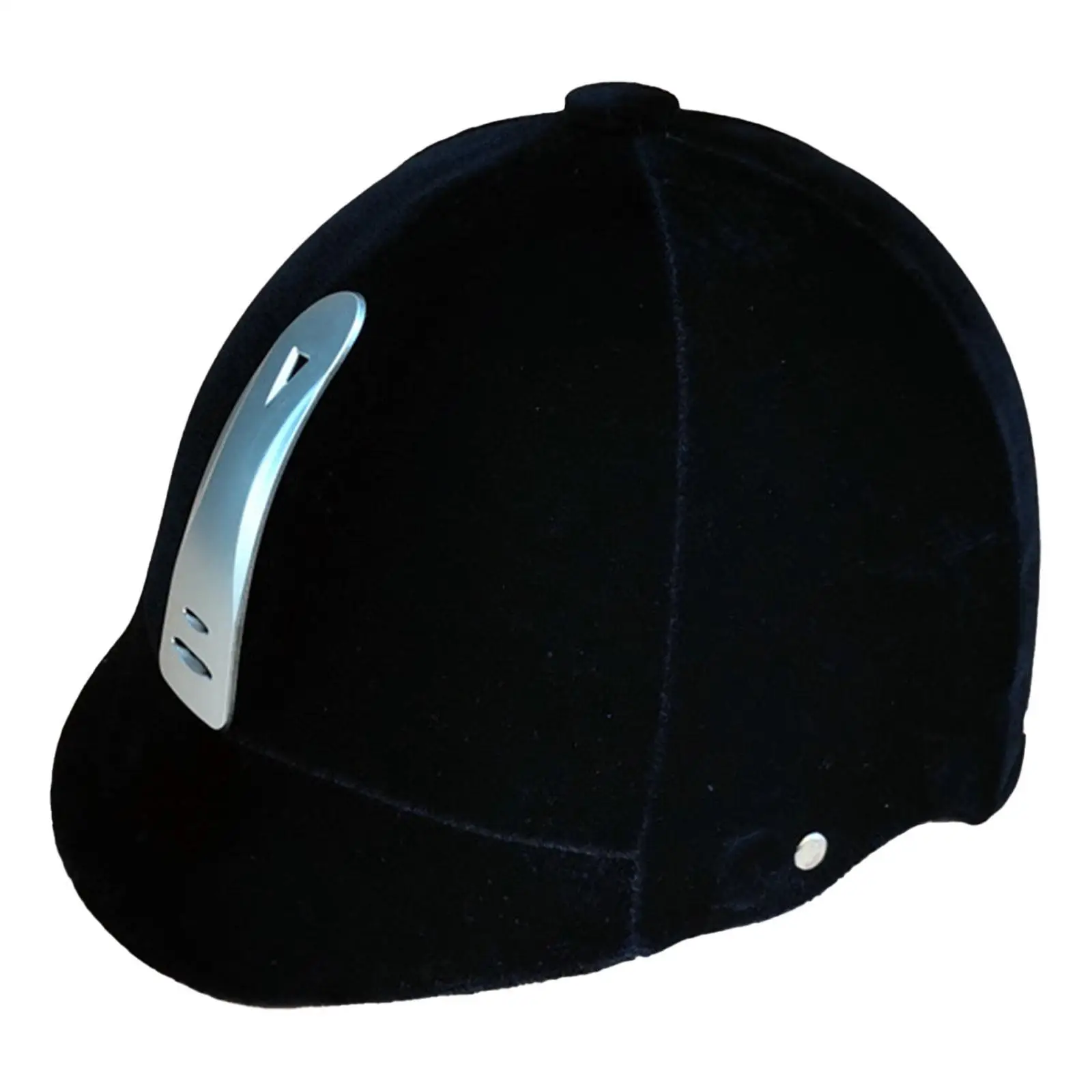 Bombe équitation - casque noir étoilé